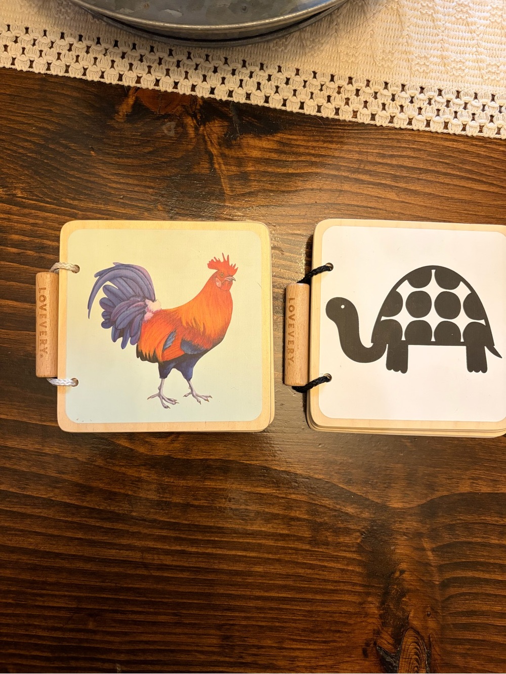 Lovevery Wooden Books - From The Looker Montessori-Based Play Kit Lot Of 2